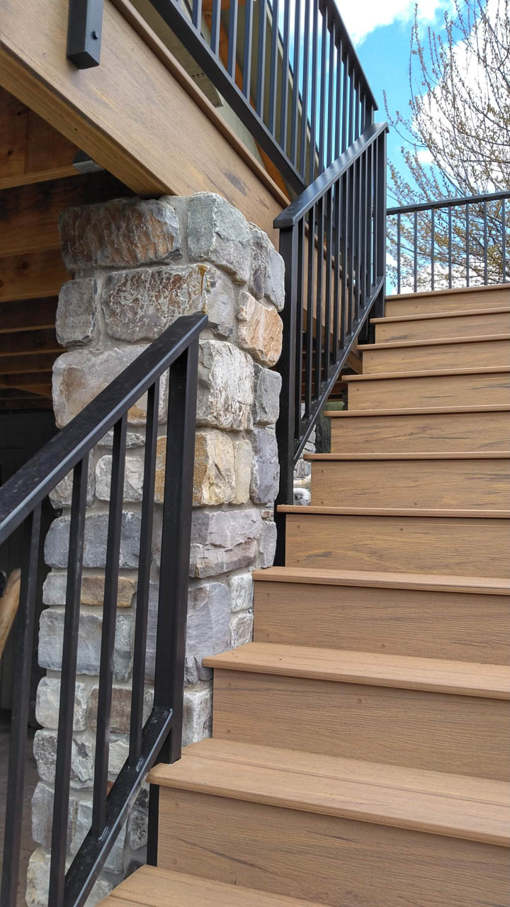 Blue Star Fabrication - Gates and RailingsOutside Stair Railing #3